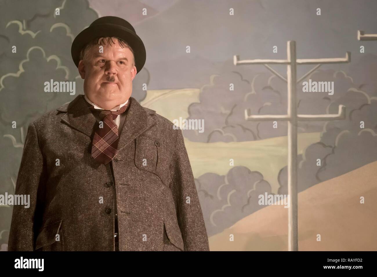 RELEASE DATE: January 19, 2019 TITLE: Stan & Ollie STUDIO: Sony Pictures Classics DIRECTOR: Jon S. Baird PLOT: Laurel and Hardy, the world's most famous comedy duo, attempt to reignite their film careers as they embark on what becomes their swan song - a grueling theatre tour of post-war Britain. STARRING: JOHN C. REILLY as Oliver Hardy. (Credit Image: © Sony Pictures/Entertainment Pictures/ZUMAPRESS.com). Original film title: STAN & OLLIE. English title: STAN & OLLIE. Year: 2018. Director: JON S. BAIRD. Stars: JOHN C. REILLY. Credit: ENTERTAINMENT ONE/BBC FILMS/FABLE PICTURES / Album Stock Photo