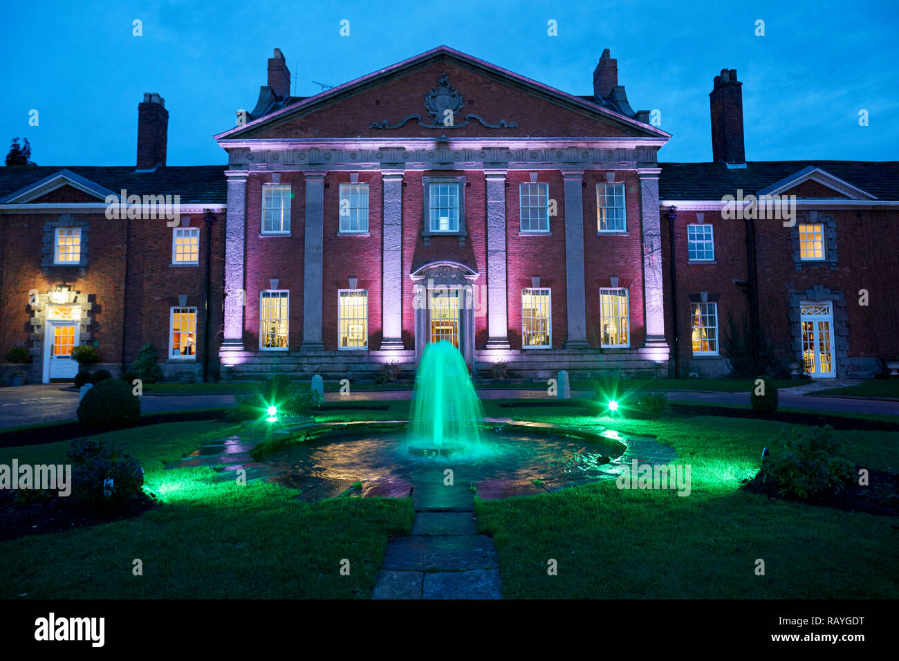 Grade II* listed building Mottram Hall Hotel a former country house