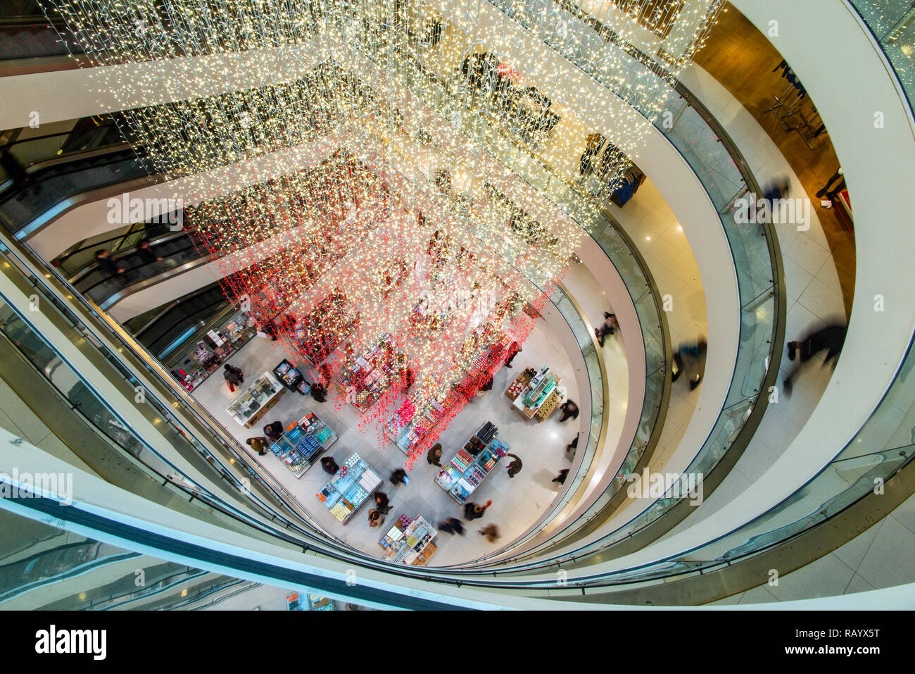 The interior of Peter Jones department store, part of the John Lewis