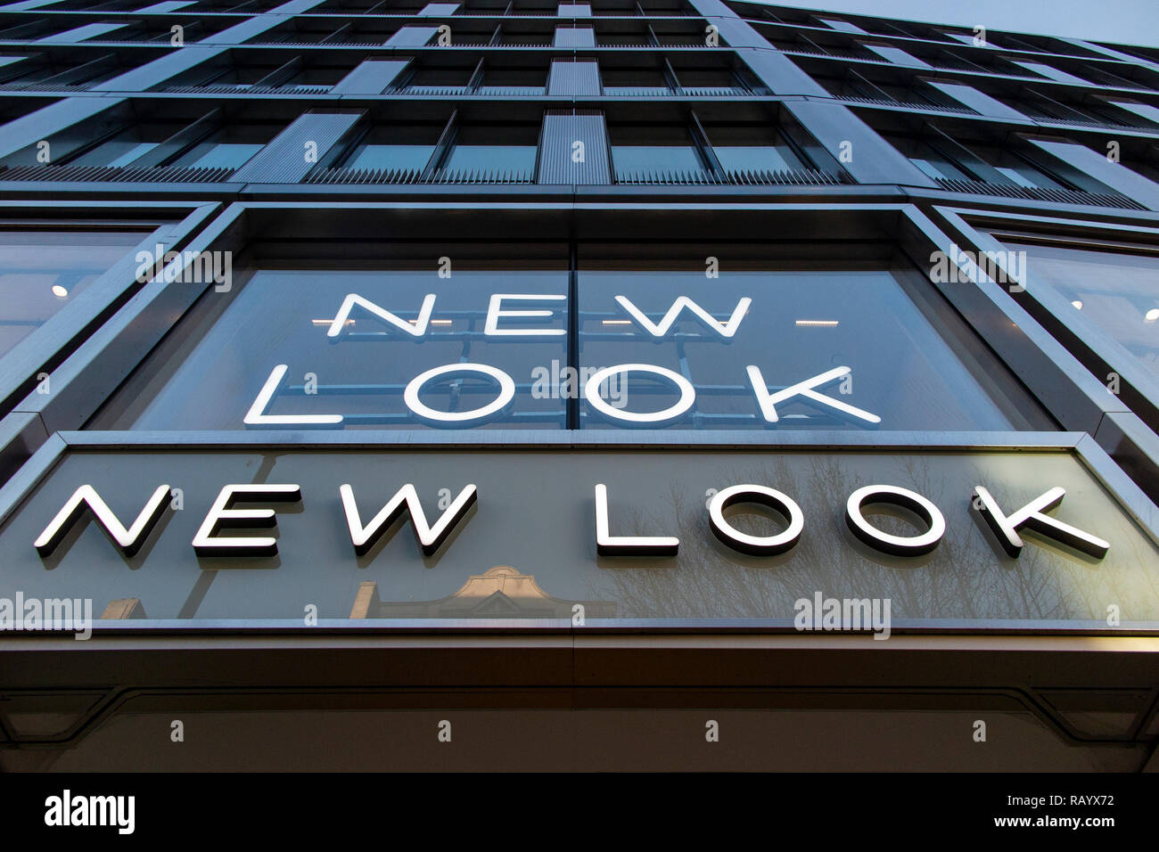 New Look fashion shop on Oxford Street, London Stock Photo