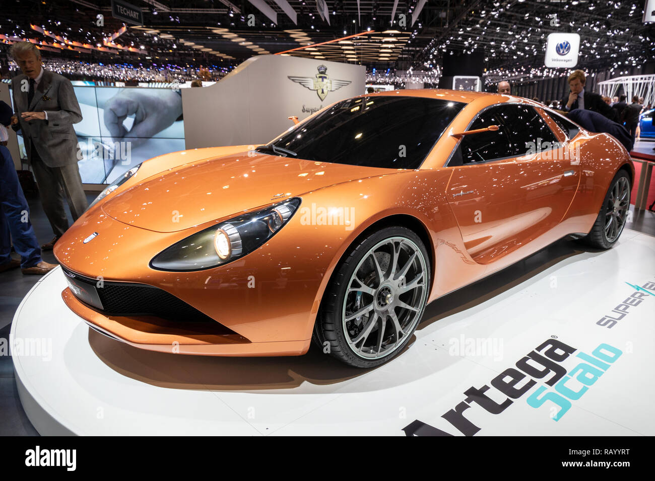 GENEVA, SWITZERLAND MARCH 8, 2017 Artega Scalo Superelletra electric