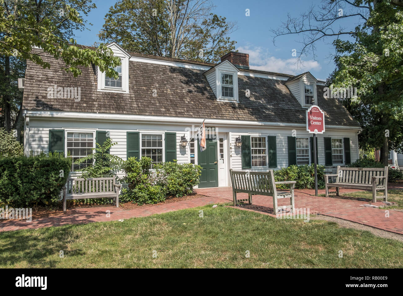 The Visitor Center in Lexington, MA Stock Photo