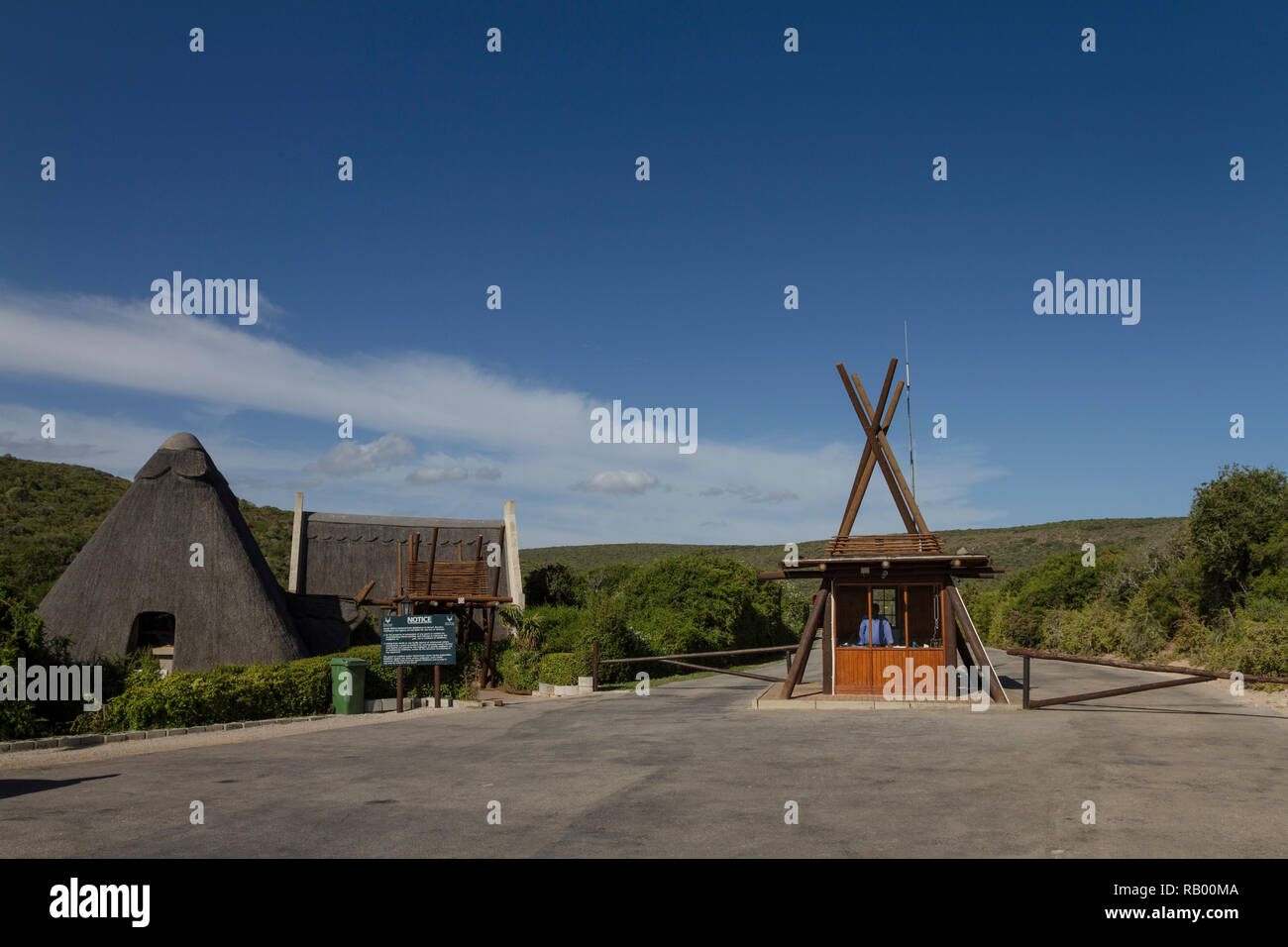 Southern gate entrance to Addo Elephant National Park, Eastern Cape
