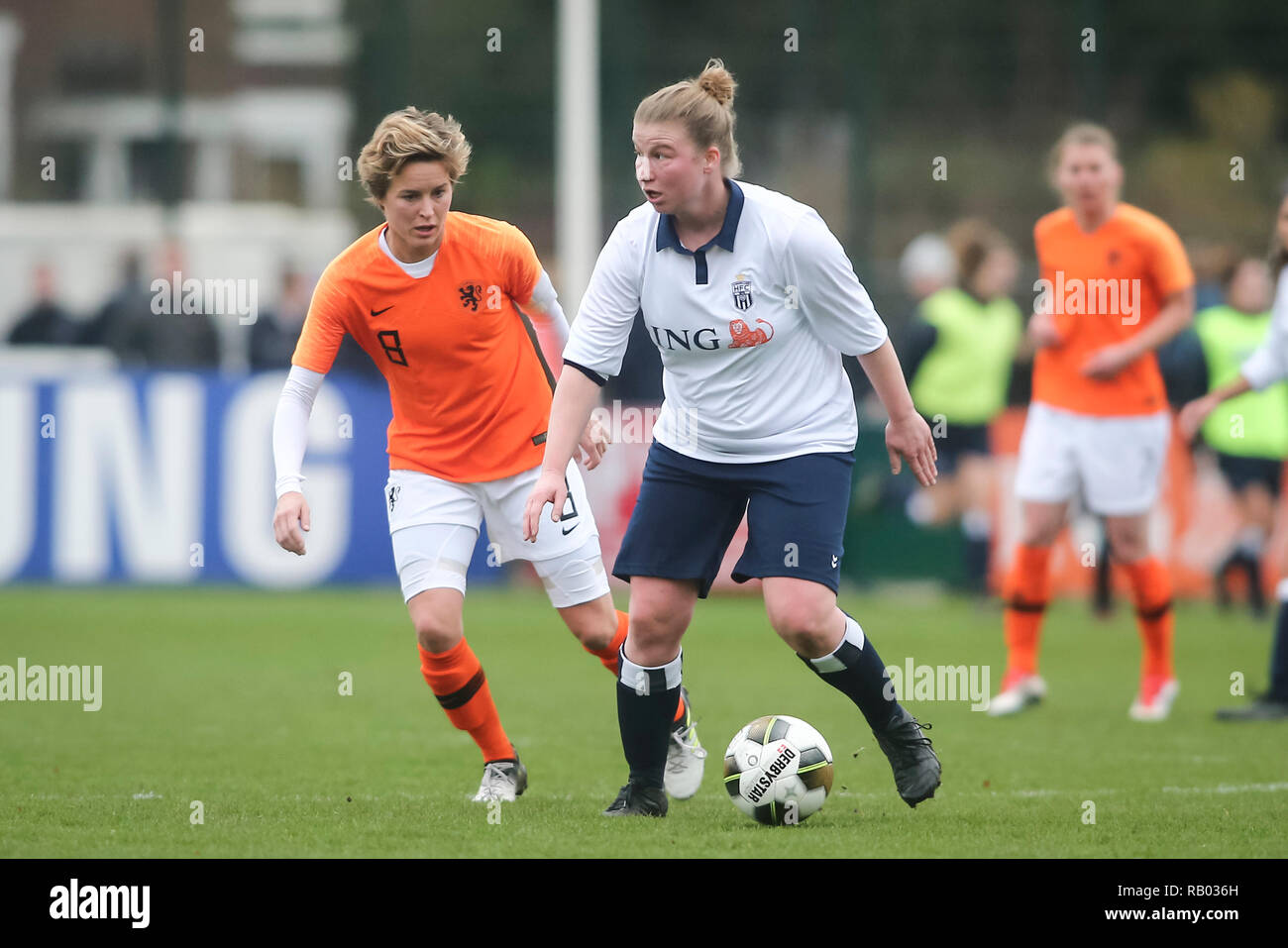 HAARLEM, 05-01-2019 , , Royal Haarlem All-Stars - Ex-Oranje Leeuwinnen  ,season 2018 / 2019, Netherlands player