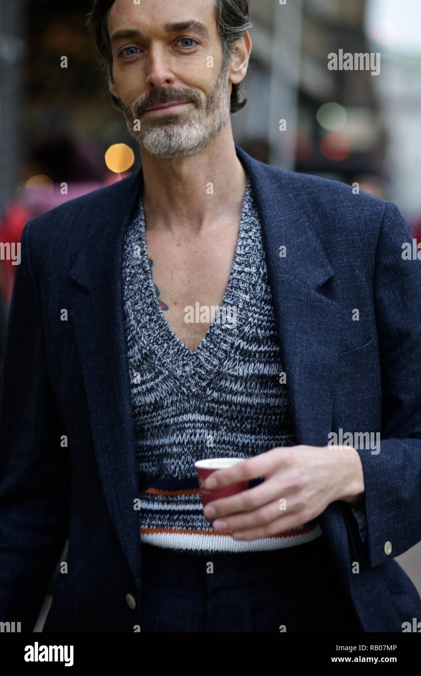 London, UK. 5th Jan 2019. London Fashion Week Men's. Credit: sherion mullings/17�Թ����� Live News Stock Photo