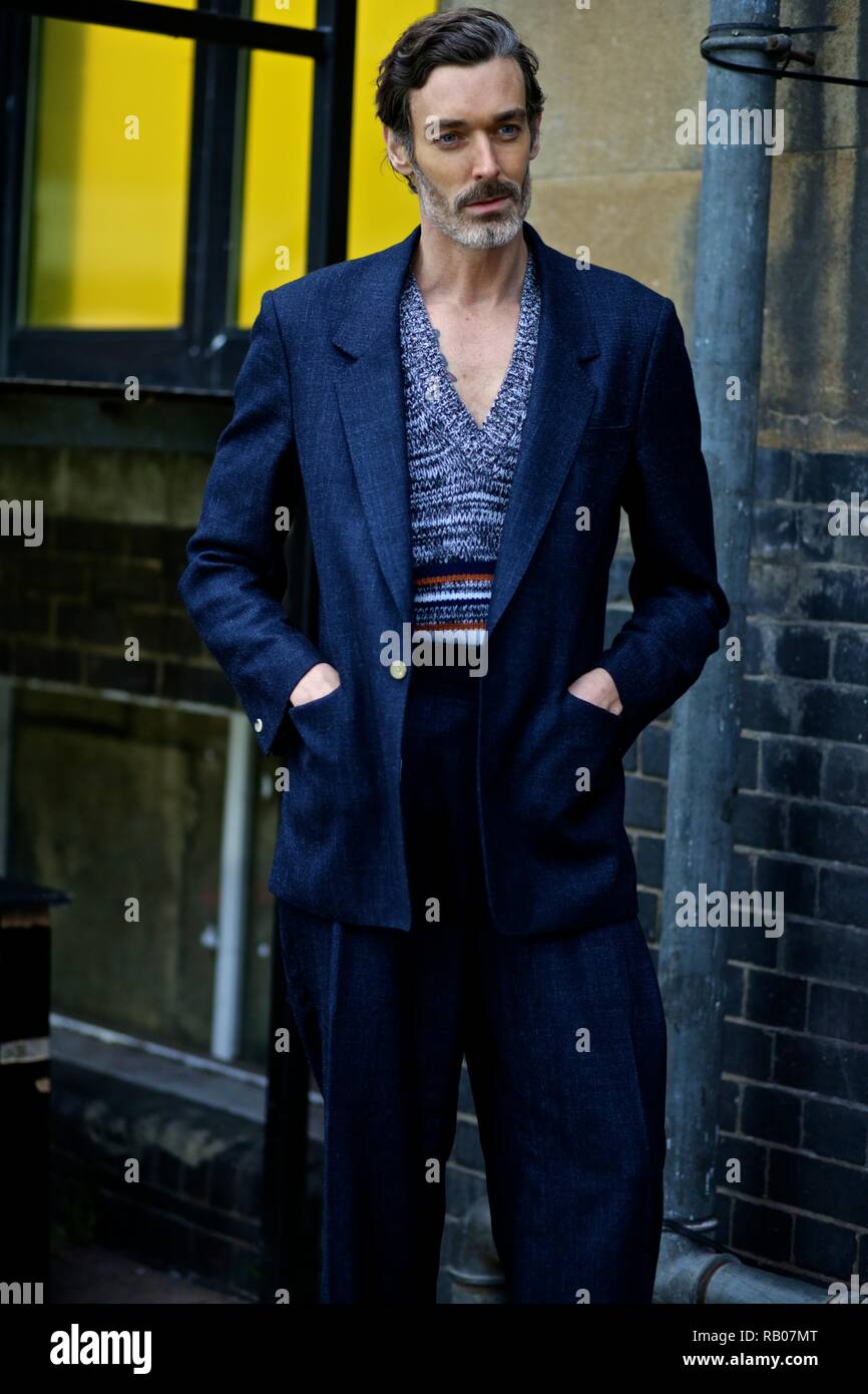 London, UK. 5th Jan 2019. London Fashion Week Men's. Credit: sherion mullings/17�Թ����� Live News Stock Photo