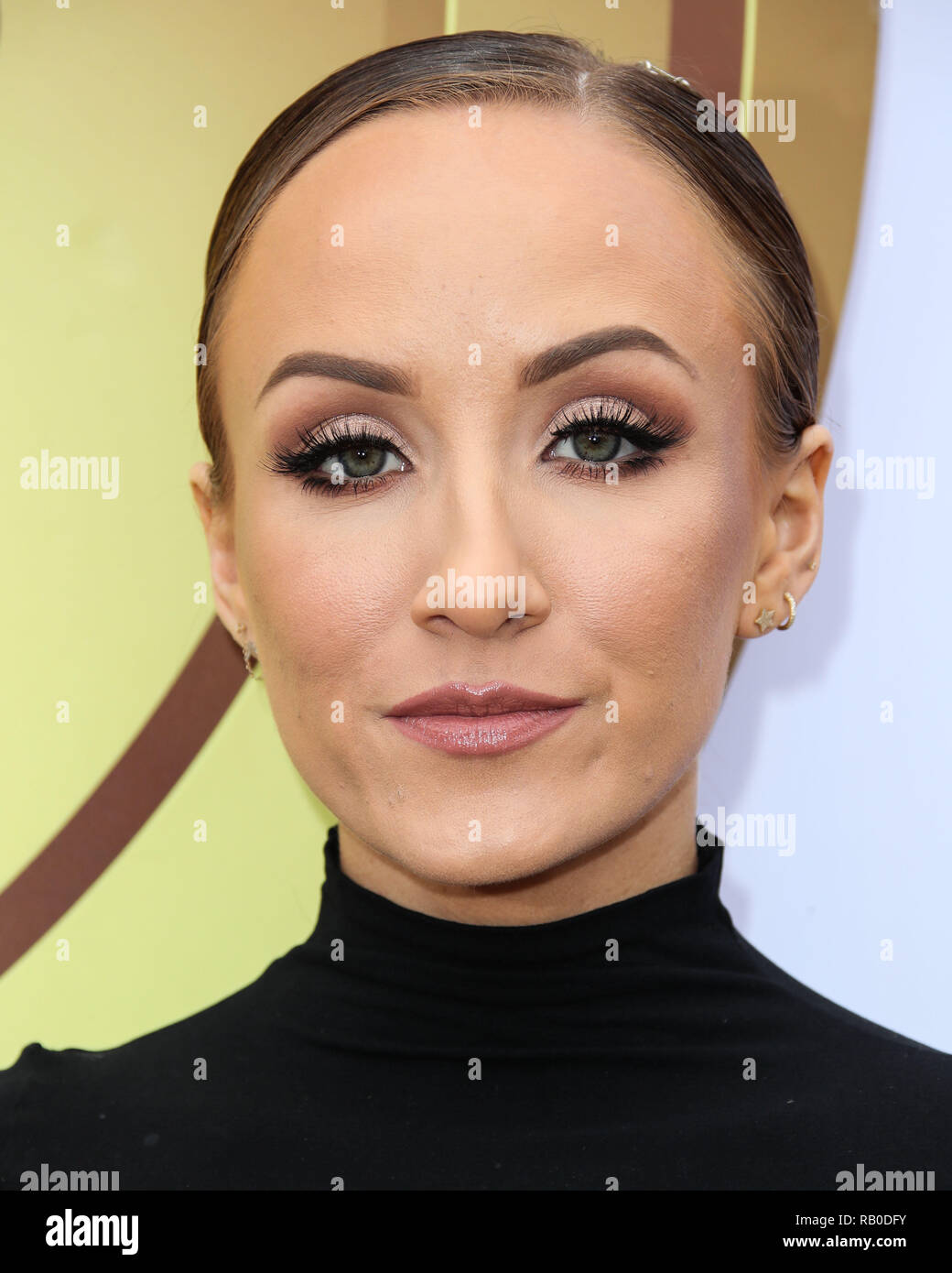 California, USA. 5th Jan 2019. Nastia Liukin arrives at the 6th Annual Gold Meets Golden Event held at The House On Sunset on January 5, 2019 in West Hollywood, Los Angeles, California, United States. (Photo by Xavier Collin/Image Press Agency) Credit: Image Press Agency/Alamy Live News Stock Photo