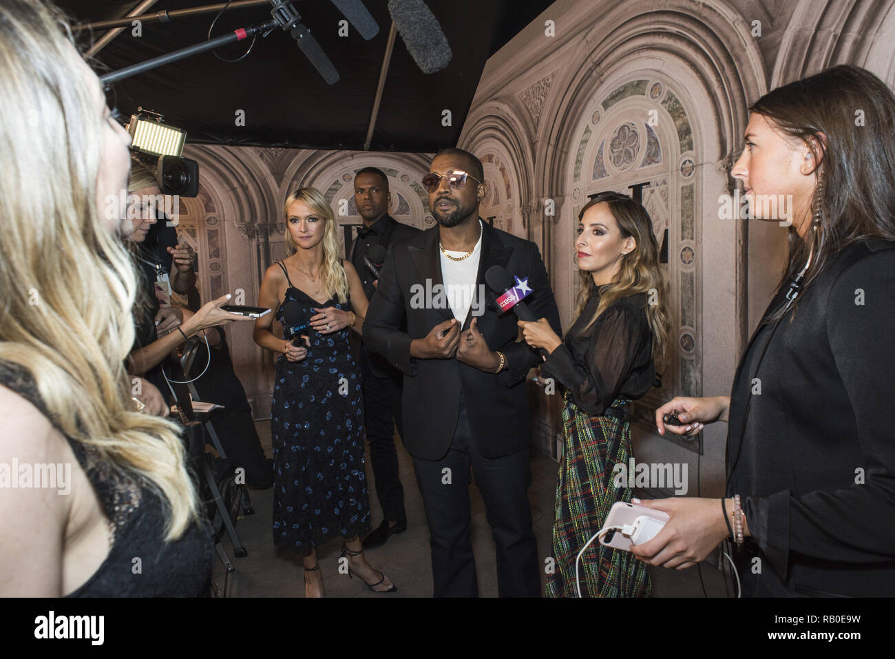 Kanye West attends the Ralph Lauren 50th Anniversary event during New York  Fashion Week at Bethesda Terrace on September 7, 2018 in New York City. 7th  Sep, 2018. Credit: Wonwoo Lee/ZUMA Wire/Alamy