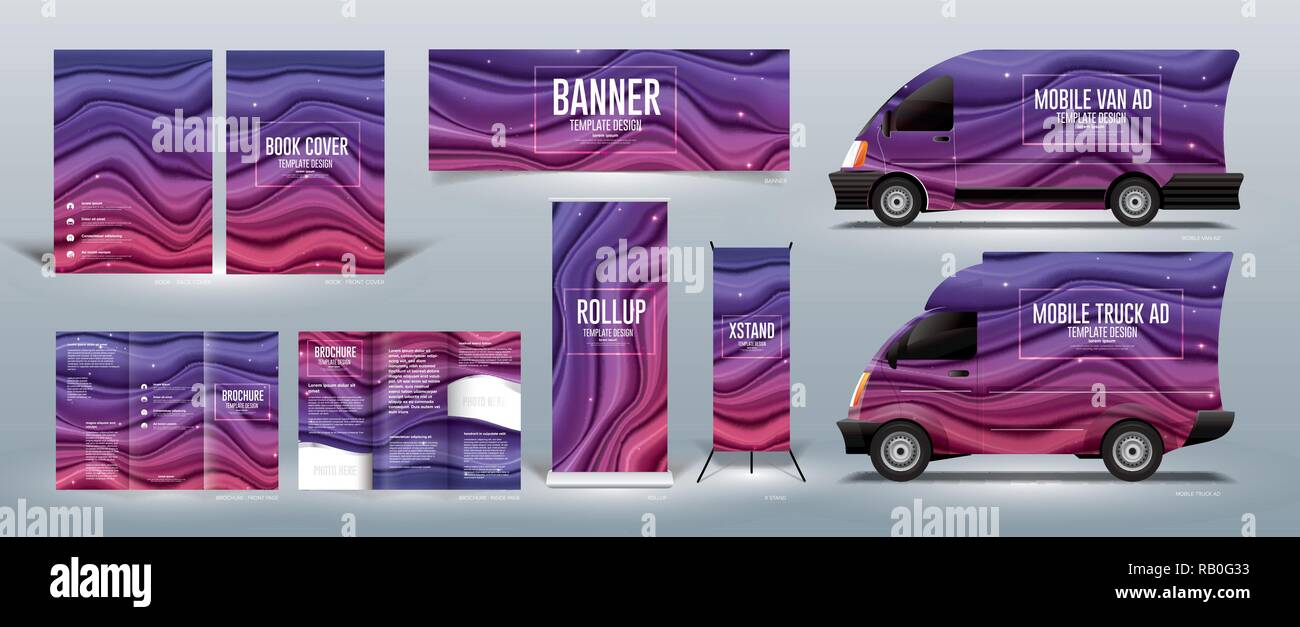 Complete Corporate Identity Package Stock Vector Image & Art Alamy