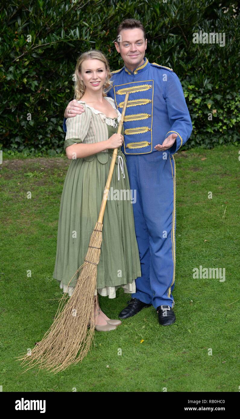 Stephen Mulhern And The Cast Attend A Photocall For The launch Of The Pantomime 'Cinderella.'Stephen Plays The Character Buttons.Held At The Fairfield Halls.Croydon.Surrey.Uk.Today.24/09/15  <P> Pictured: Stephen Mulhern;Joanna Sawyer <B>Ref: SPL1130532  240915  </B><BR/> Picture by: Steve Finn/Splashnews <BR/> </P><P> <B>Splash News and Pictures</B><BR/> Los Angeles:310-821-2666<BR/> New York:212-619-2666<BR/> London:870-934-2666<BR/> photodesk@splashnews.com<BR/> </P>  Where: Croydon, United Kingdom When: 24 Sep 2015 Credit: Steve Finn/WENN Stock Photo
