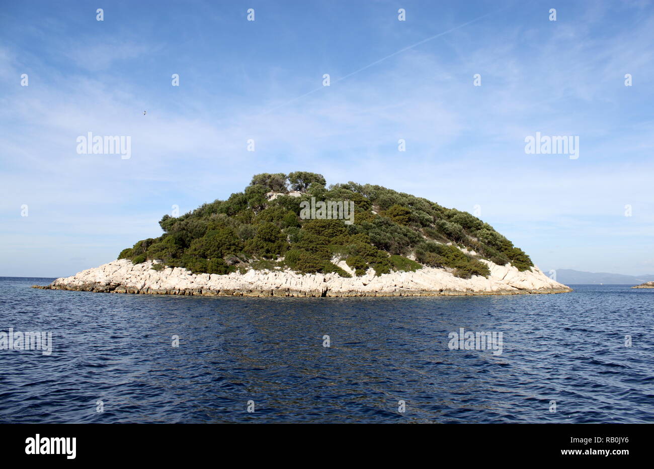 islet in Lastovo Islands Nature Park, Croatia Stock Photo