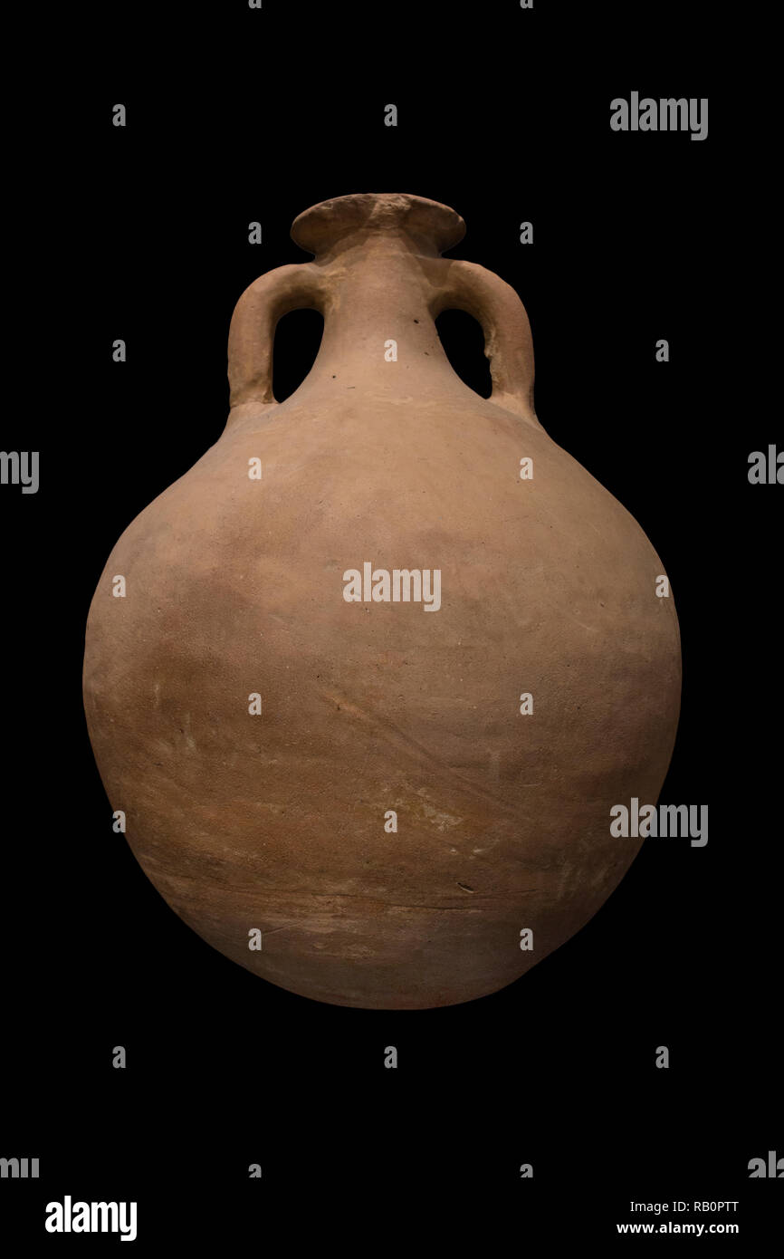 Roman amphora for olive oil, one of the main export product from Baetica, Hispania Province of Roman Empire, 1st Century AC Stock Photo
