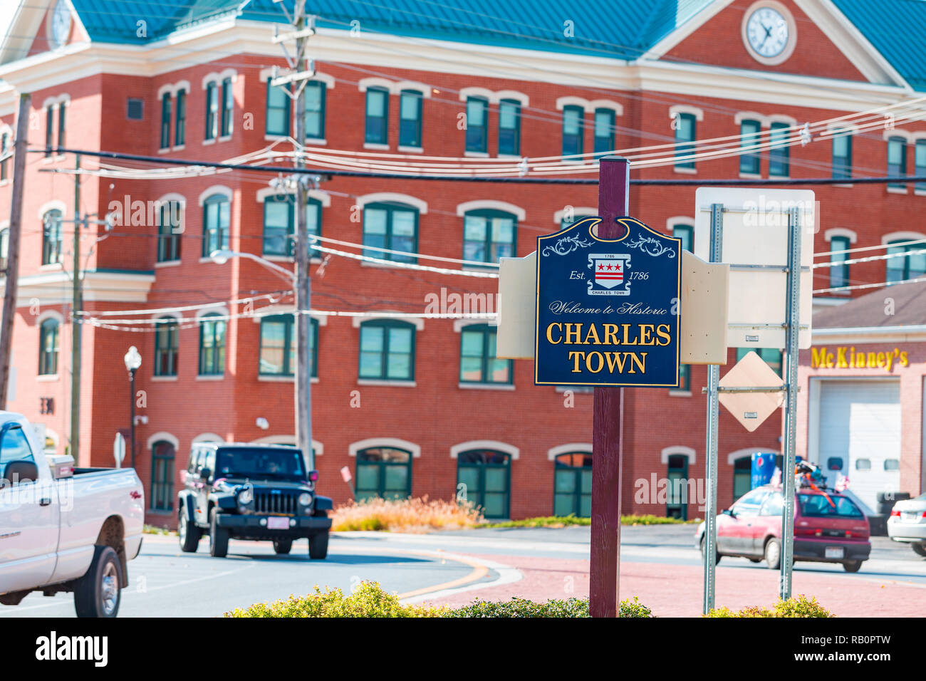 Charles Town, WV, USA November 3, 2018 A to Historic Charles