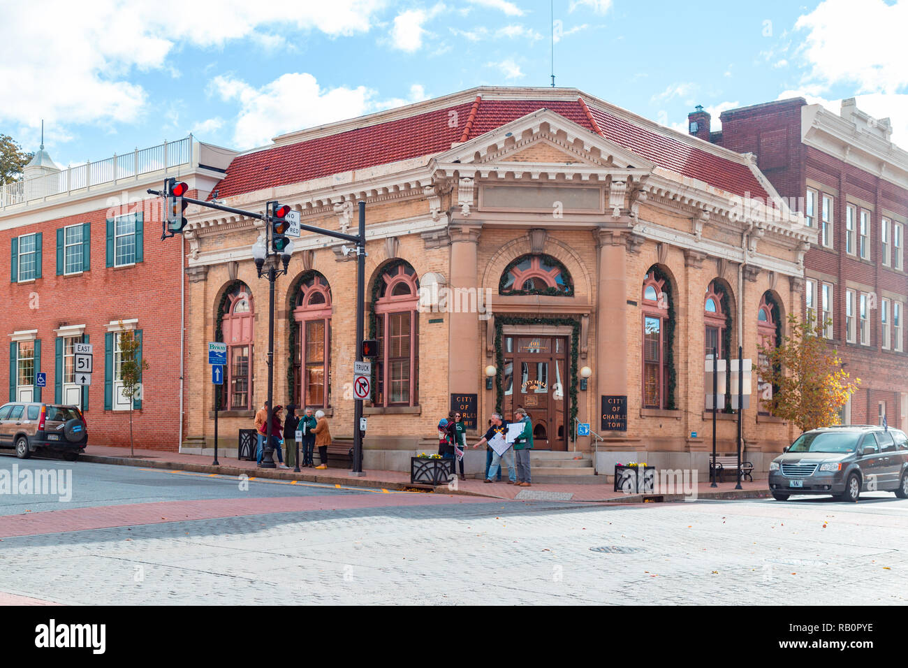 Charles Town, WV, USA November 3, 2018 The Charles Town City Hall