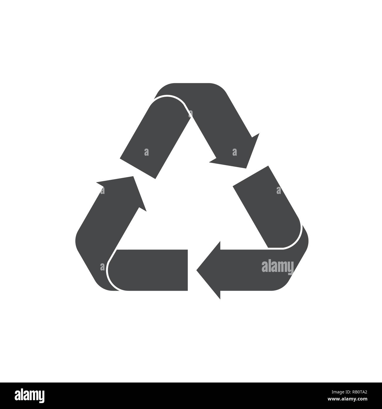 Recycle sign icon Stock Vector Image & Art - Alamy