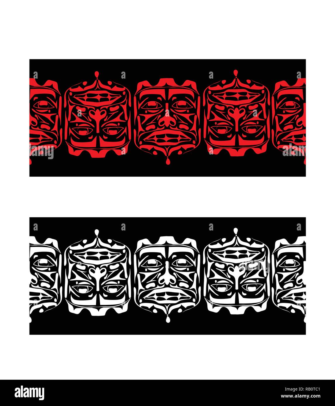 Vector illustration abstract native north american seamless pattern ...