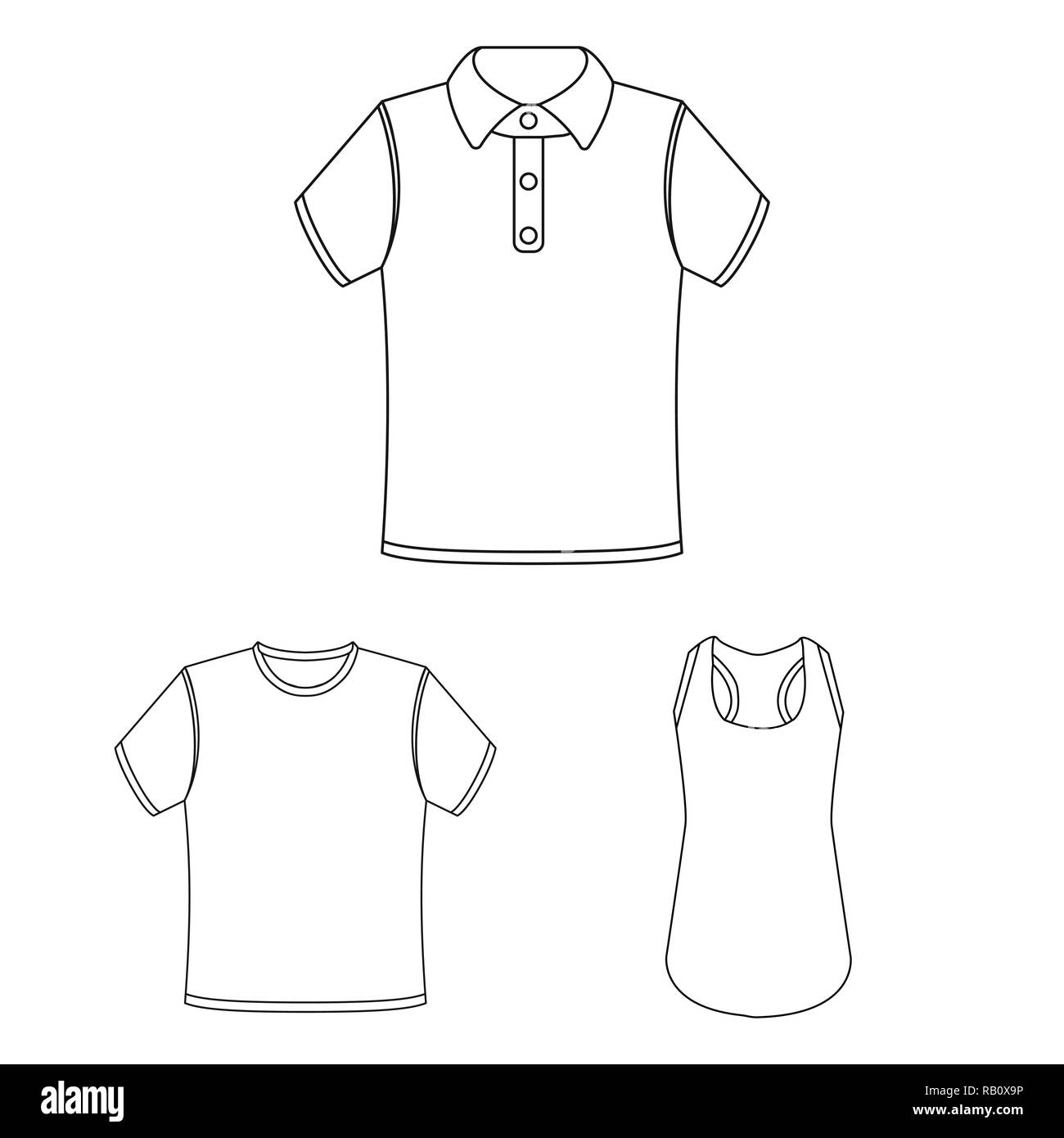 shirt tshirt green mockup template model cloth unisex polo clothes wear apparel short uniform sport size textile cotton fashion set vector icon illustration isolated collection design element graphic ...