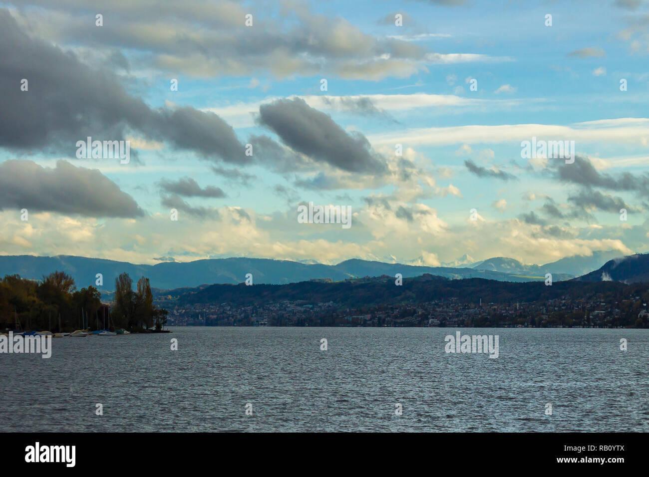 View zurich lake zurich alps hi-res stock photography and images - Alamy