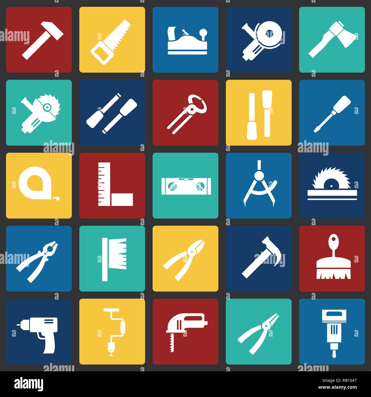 Scissor paint brush icon hi-res stock photography and images - Alamy