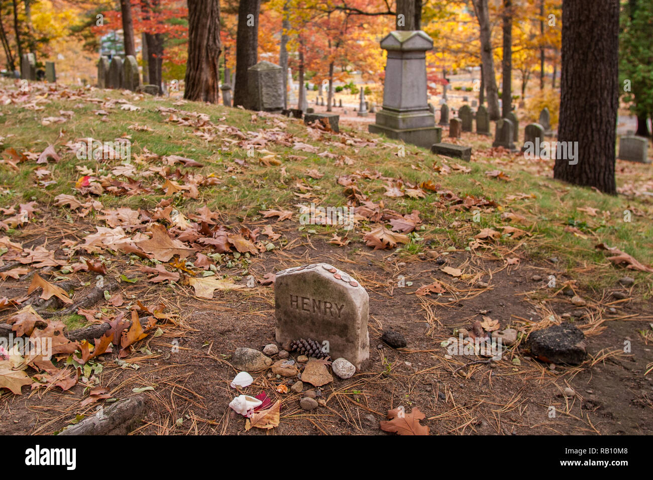 Henry david thoreau grave hires stock photography and images Alamy