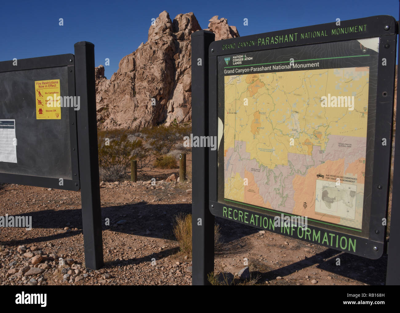 Whitney Pocket area, Gold Butte National Monument, southern Nevada, USA, Grand Canyon Parashant Kiosk Stock Photo