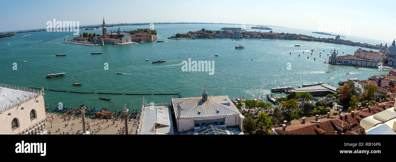 Europe. Italy. Panoramic view of the island of Venice Stock Photo - Alamy
