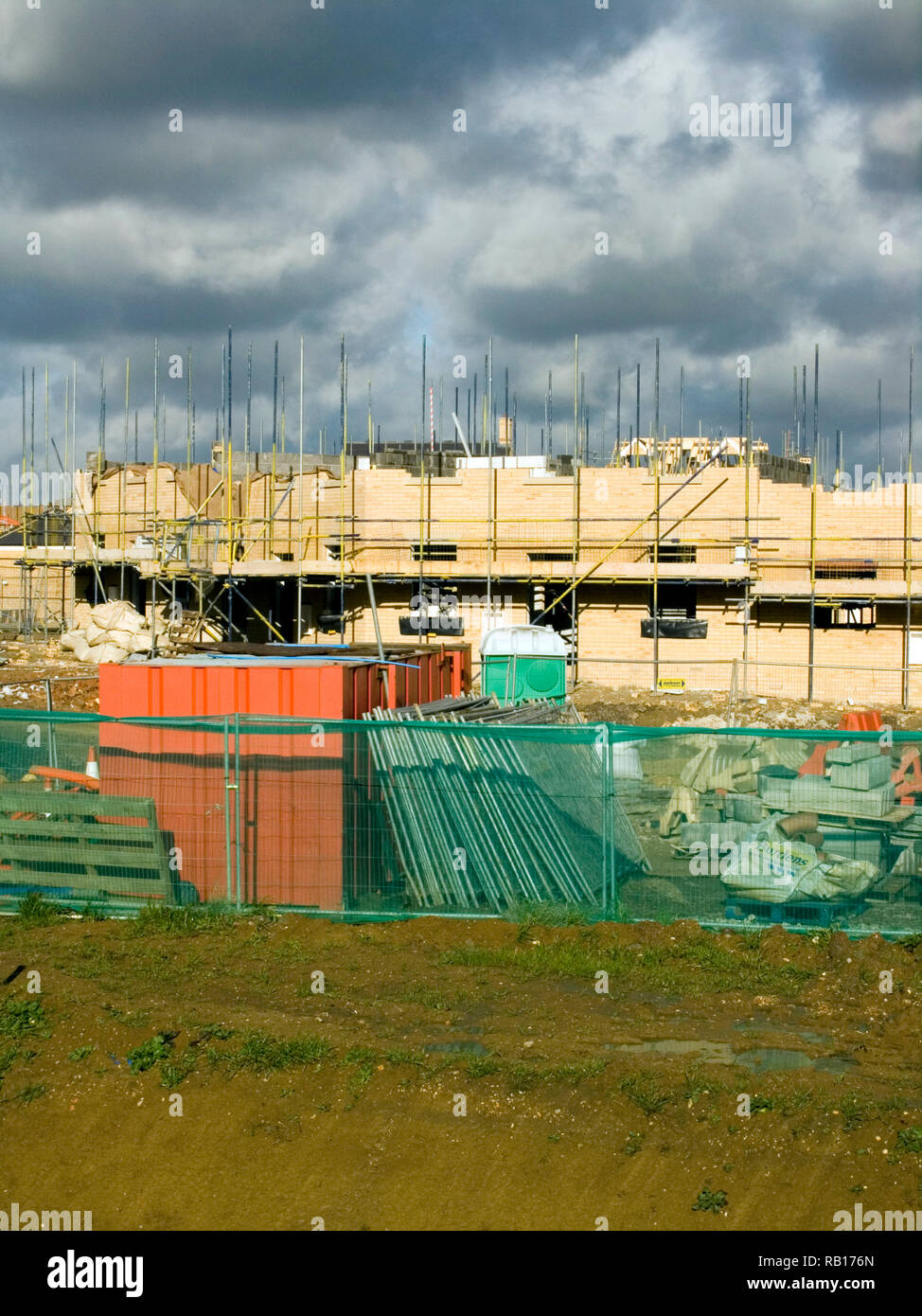 Housing on Greenfield site off Norse Road, Bedford Stock Photo Alamy