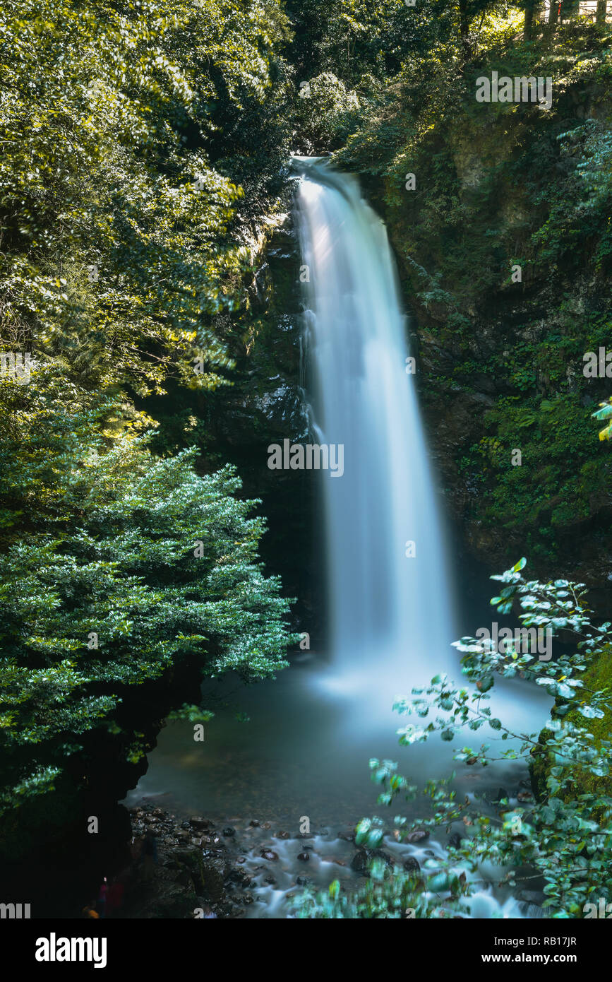 Palovit Waterfall in Kackar Mountains National Park.Turkey,Rize Stock