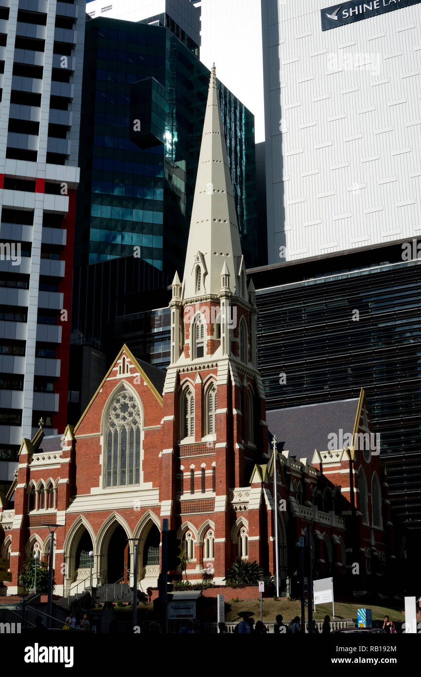 Albert Street Uniting Church, Brisbane, Queensland, Australia Stock Photo