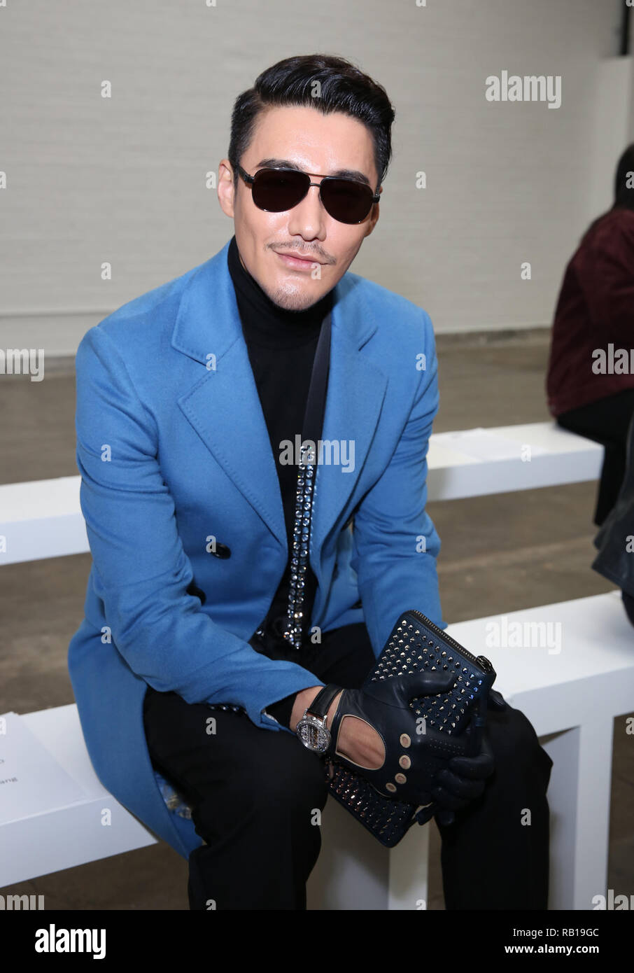 Hu Bing on the front row during the PRIVATE POLICY presented by GQ at ...