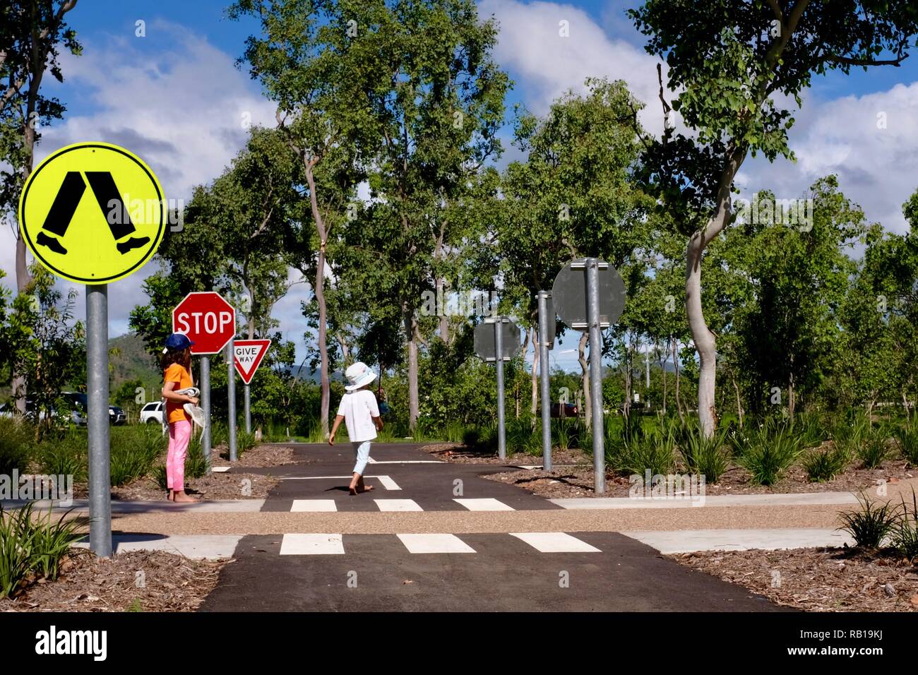 Playground Road Sign High Resolution Stock Photography and Images Alamy