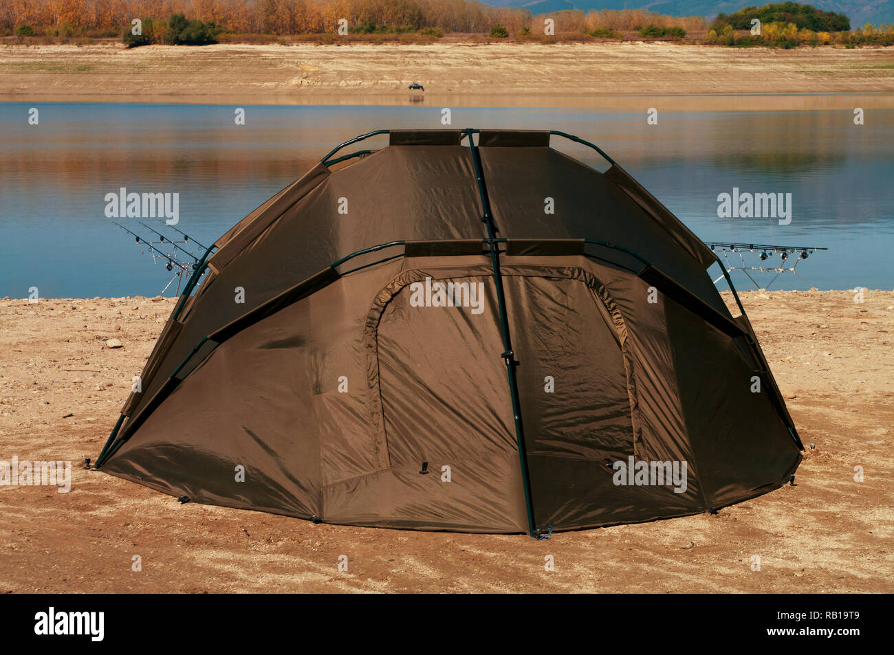 Fishing tent fishing gear fishing rod hi-res stock photography and images -  Alamy