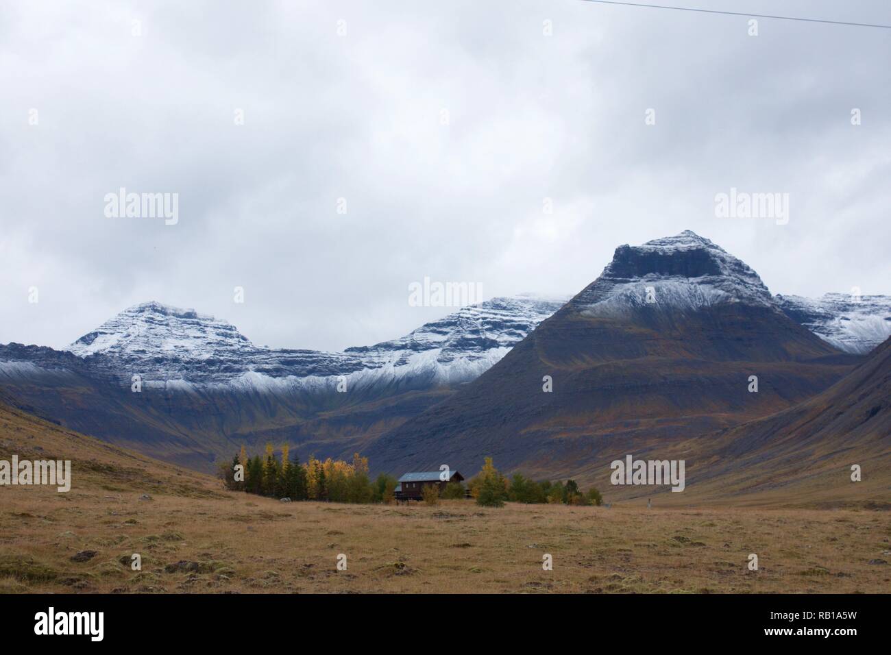 Mountains in Iceland Stock Photo