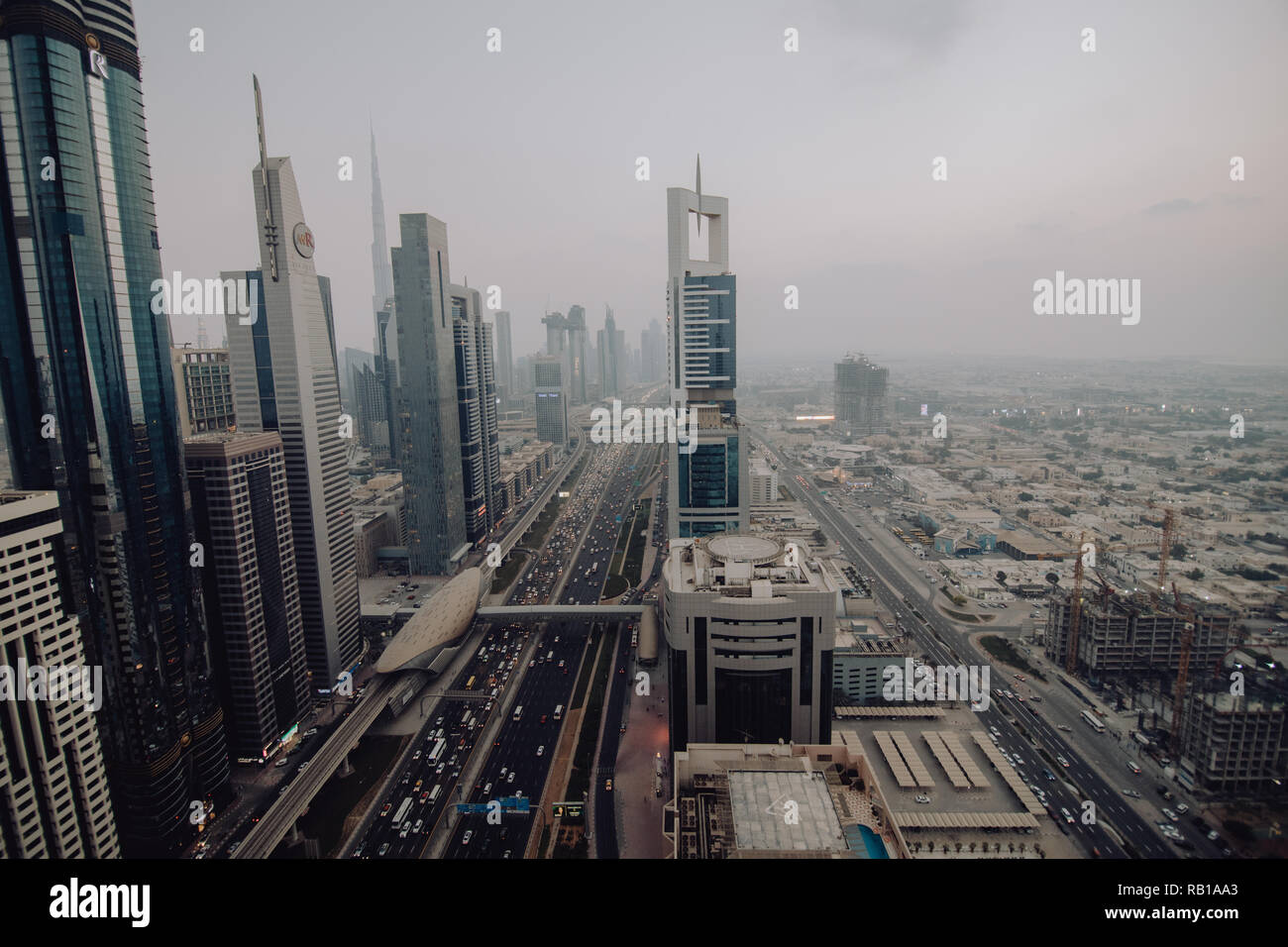 Dubai Uae October 2018 Dubai Skyline And Downtown Skyscrapers On Dubai Uae October 2018 Dubai Skyline And Downtown Skyscrapers On