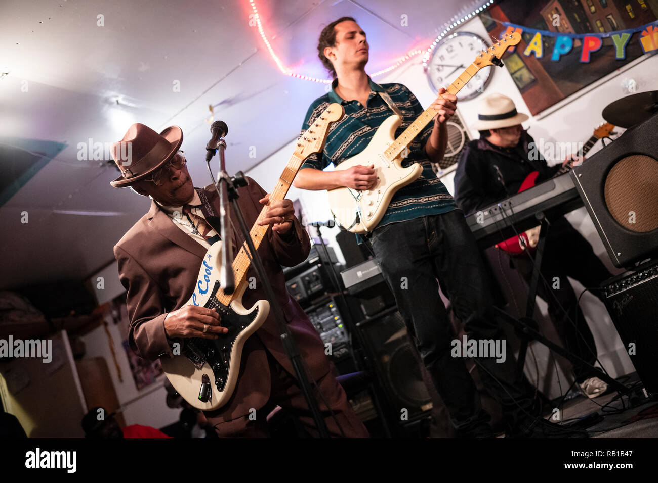 Franklin Bell's Blues Sunday, December 30, 2018 held at Bell's garage beind his South