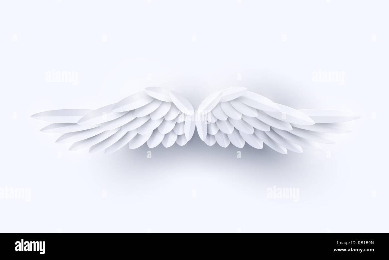 Download Pair Angel Wings Icon Cartoon Stock Photos & Pair Angel ...