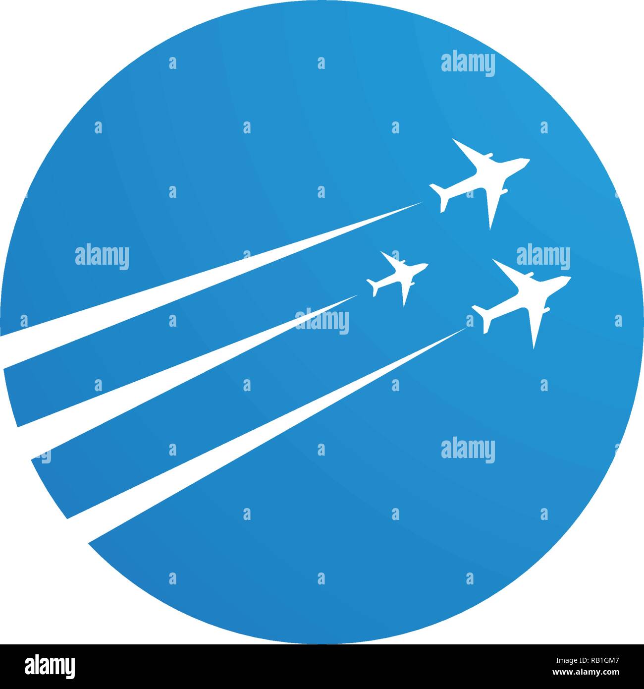 Airplane fly logo and symbols vector template app Stock Vector Image ...