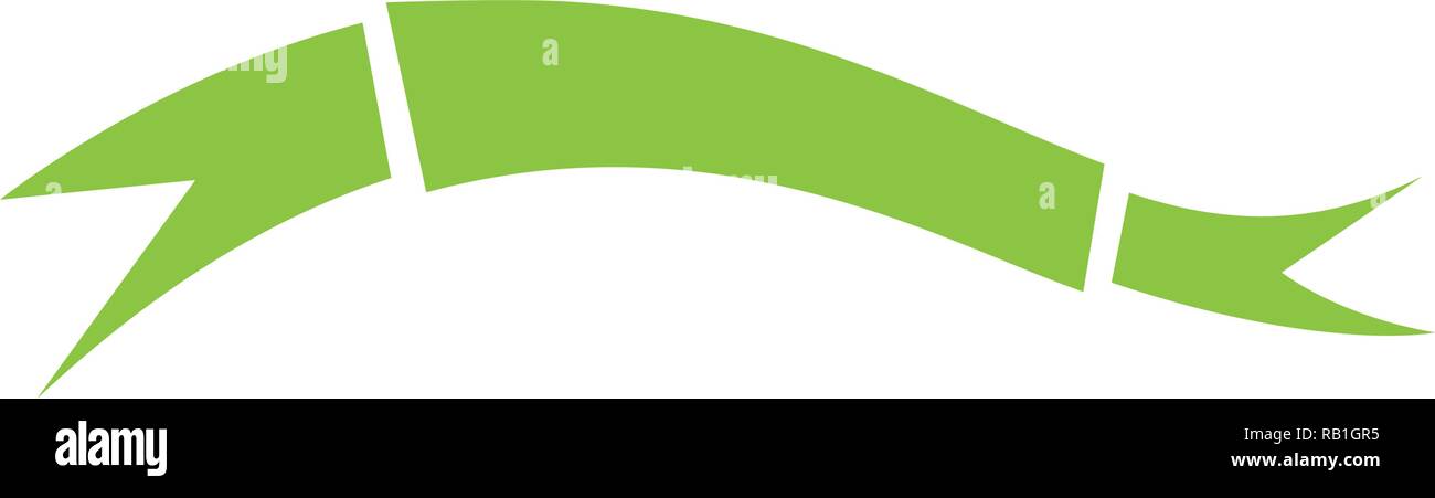 Flat vector ribbons banners flat isolated white background Stock Vector ...