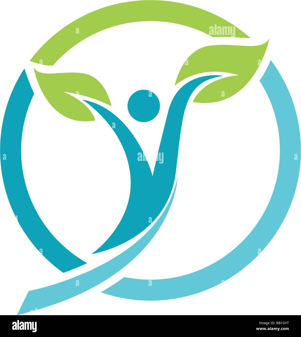 people care success health life logo template icons Stock Vector Image ...