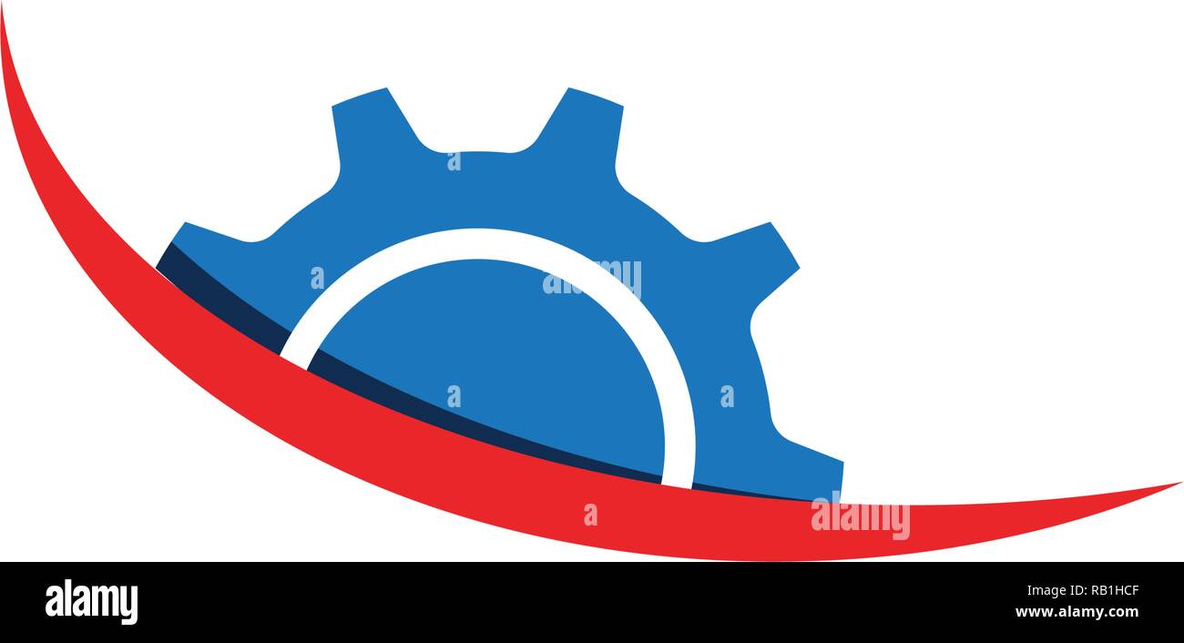 Gear Logo Template vector icon illustration Stock Vector
