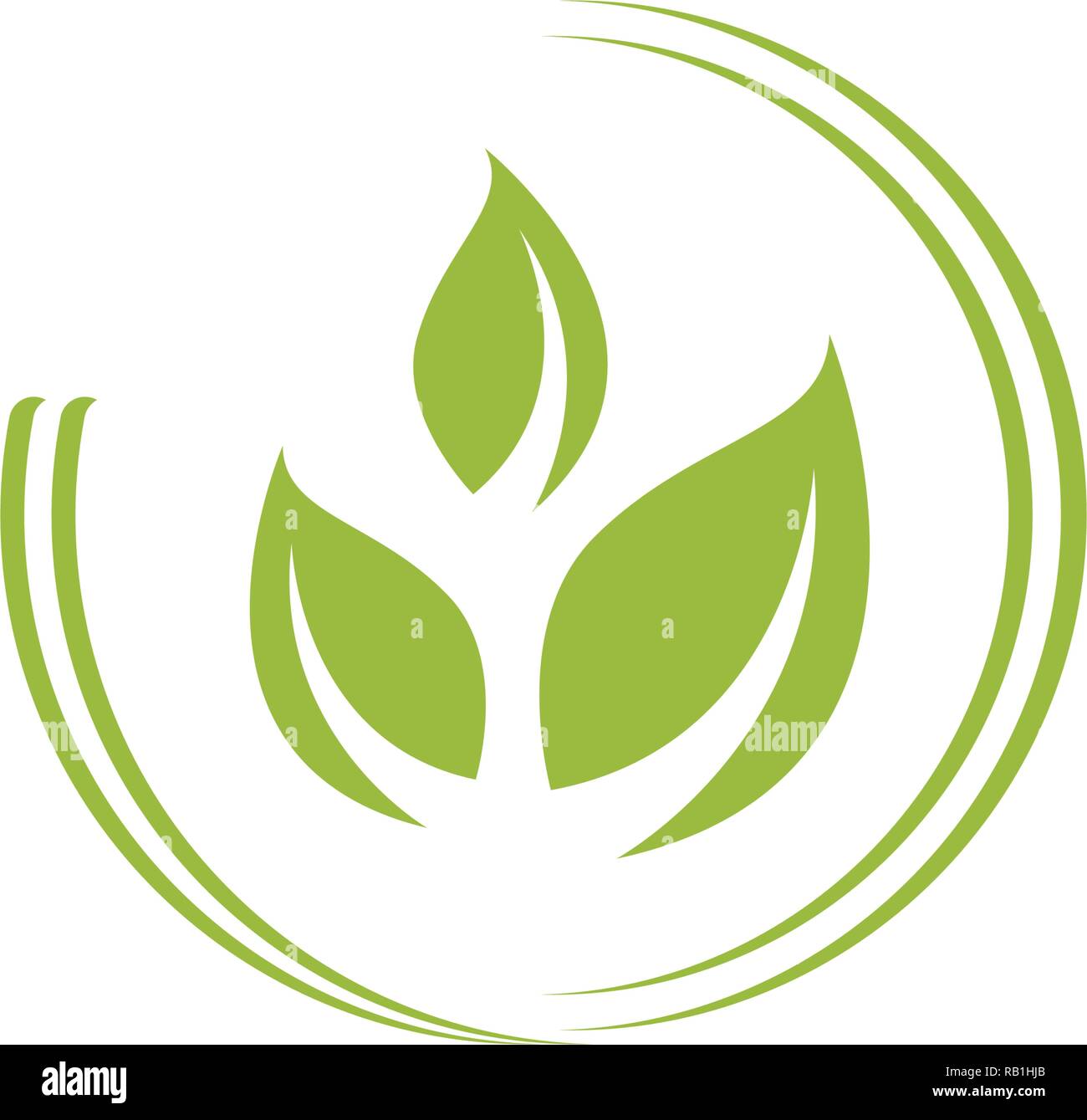 Agriculture business logo unique green vector image Stock Vector Image ...