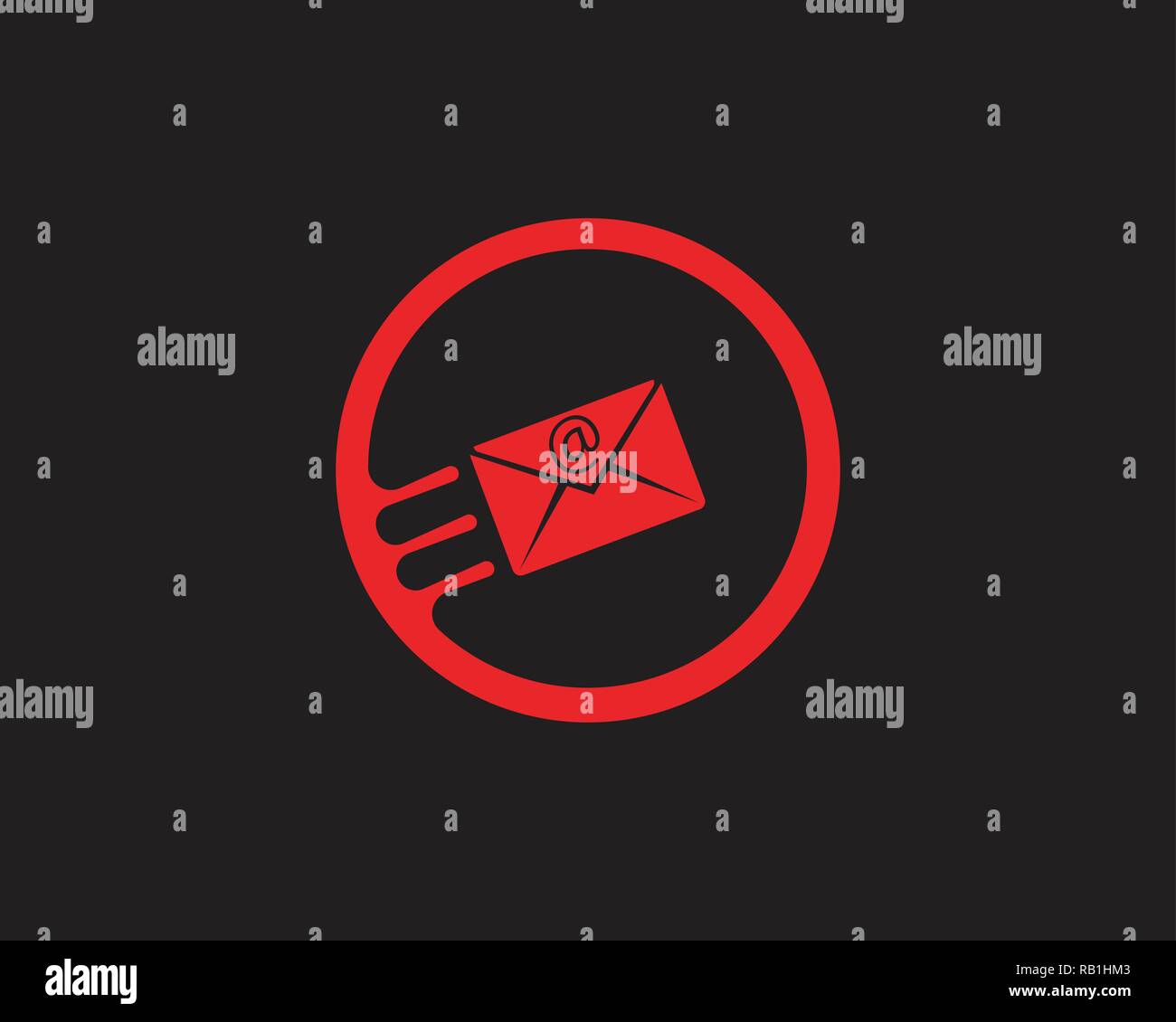 Mail Logo Fast Cloud Design Template Stock Vector Image & Art Alamy