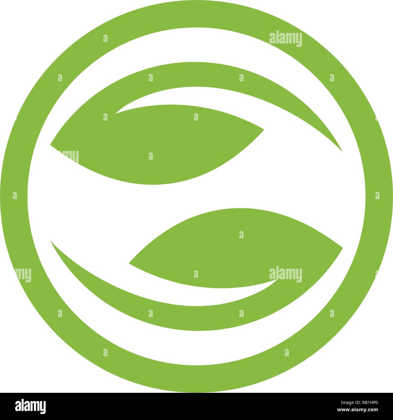 Tree Leaf Vector icon Illustration design template Stock Vector