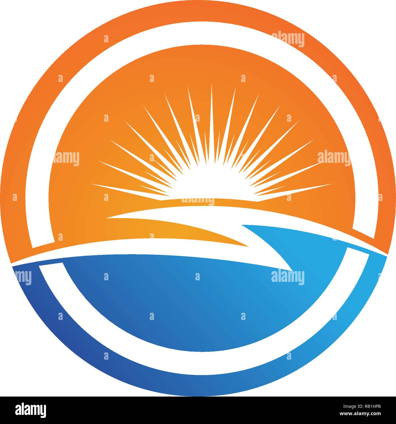 Sun Vector illustration Icon Logo Template design Stock Vector Image ...