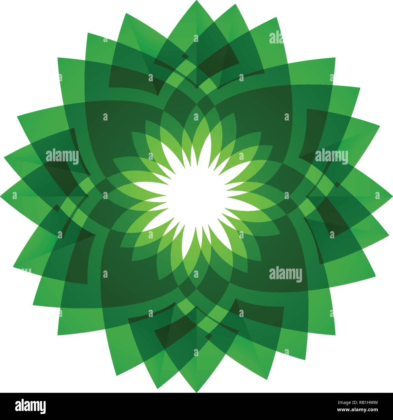 leaf green nature logo symbol template Vector Stock Vector Image & Art ...