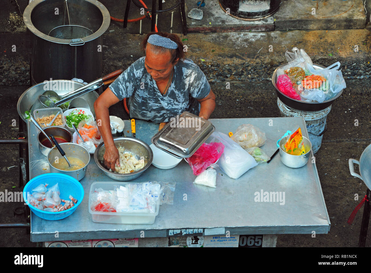 Food Lifestyle, Bangkok, Thailand Stock Photo