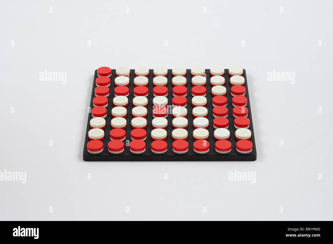 Reversi, ein Brettspeil für 2 Stock Photo