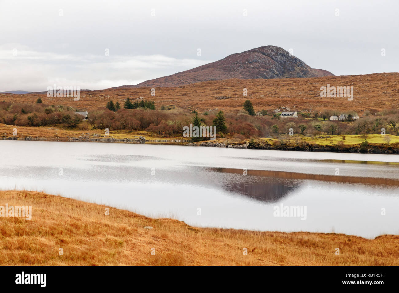 Mountain and lake in Conemara, Galway, Ireland Stock Photo Alamy