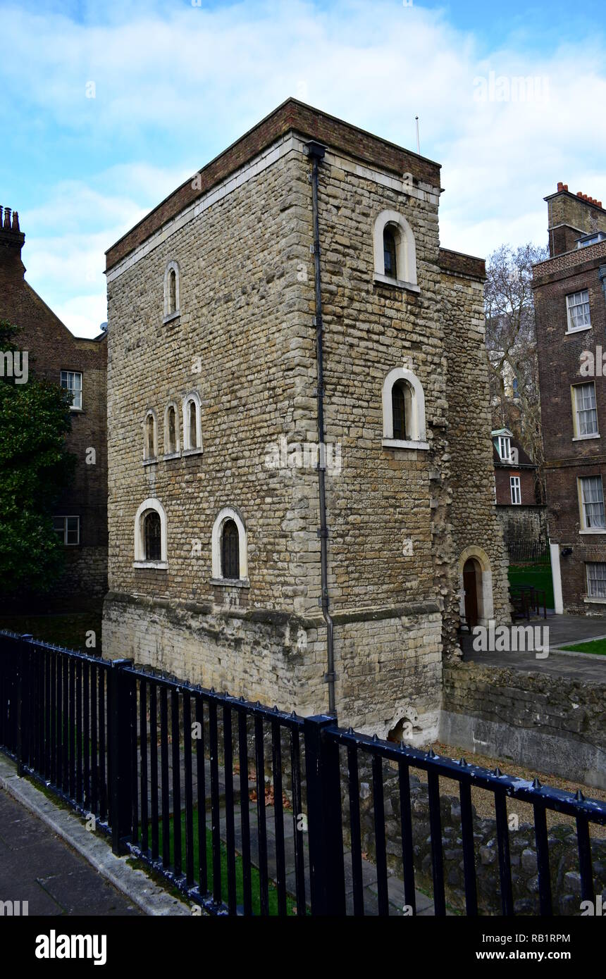 The Jewel Tower, Westminster Palace. London, United Kingdom Stock Photo