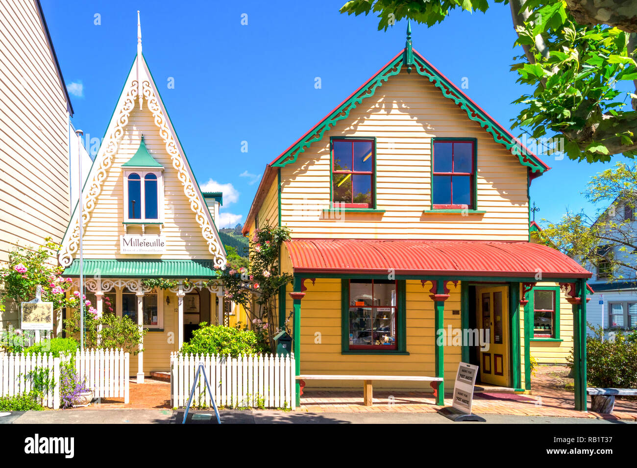 Nelson, South Street, New Zealand Stock Photo Alamy